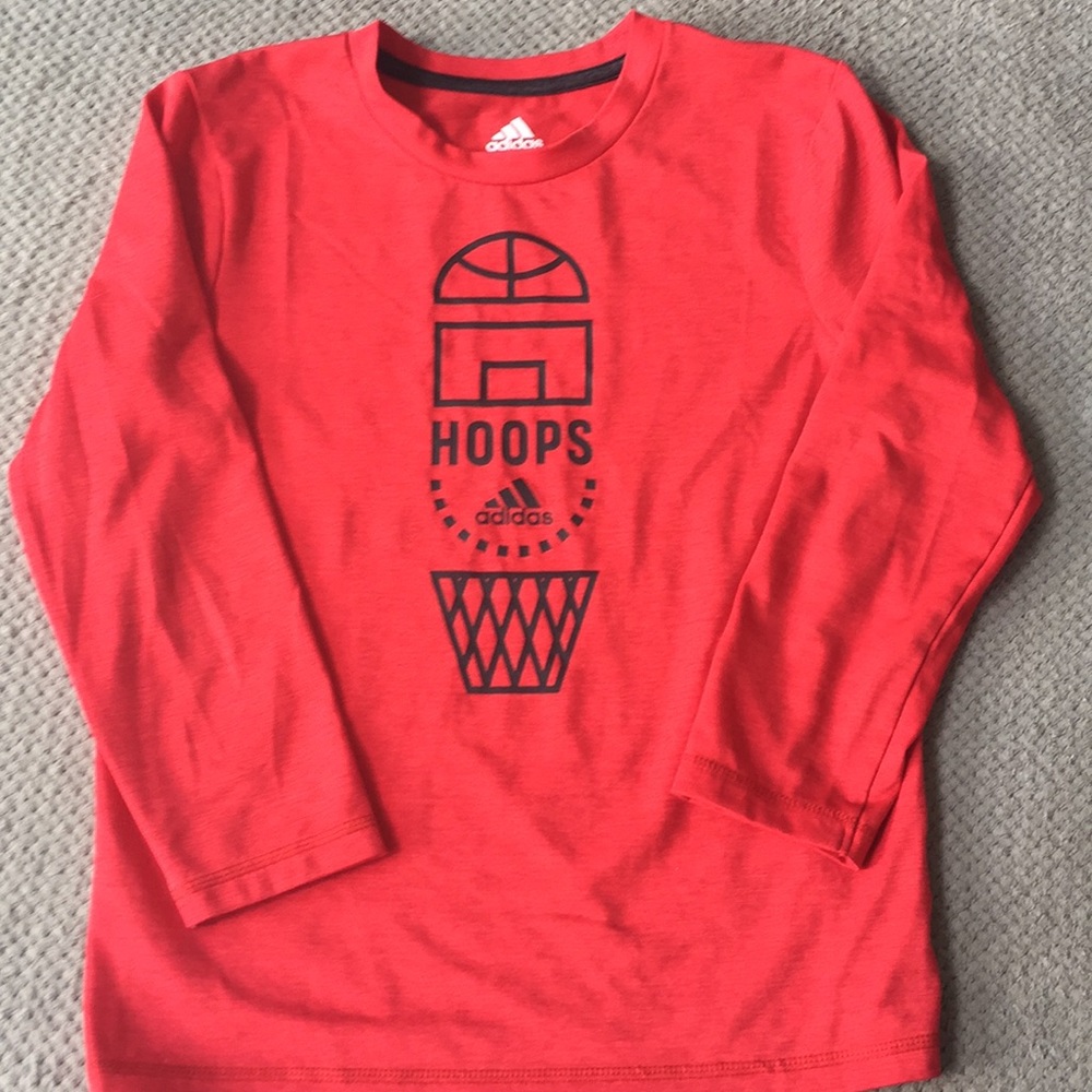 Adidas climalite long sleeve hoops tee